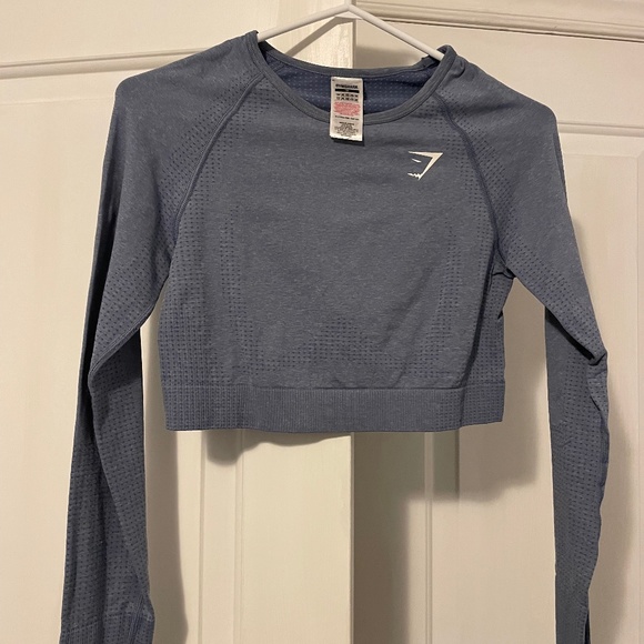 Gymshark Vital Seamless Long Sleeve Crop Top - Picture 1 of 3
